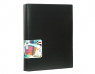 DISPLAY BOOK 80 POCKET BLACK (QF8-6950B)